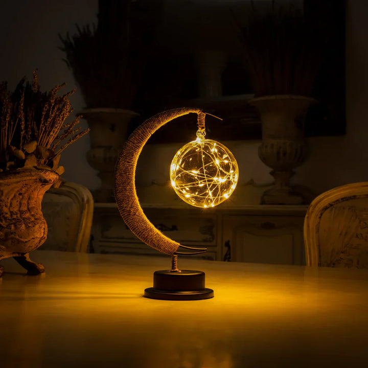 Decorative Moon Table Lamp LED Ambient Night Light