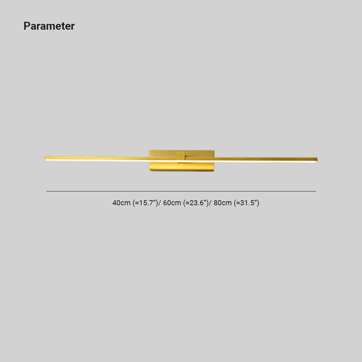 Slim LED Bathroom Mirror Light Wall Mounted