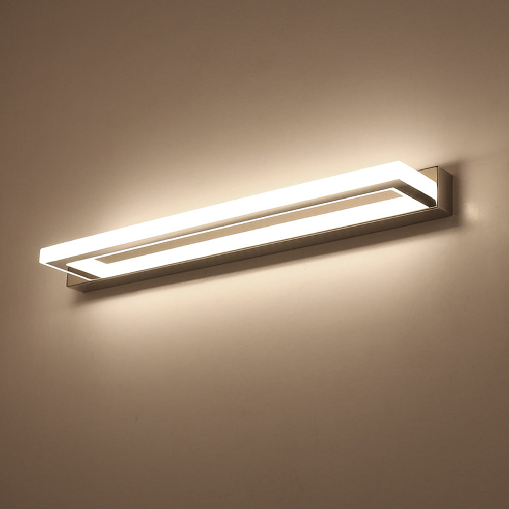 LED Mirror Wall Light Rectangular Bathroom Lamp