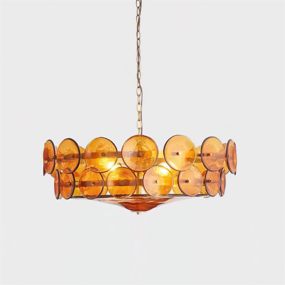 Retro Style Multi-Light Chandelier Mid-Century Inspired Lighting