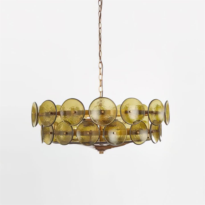 Retro Style Multi-Light Chandelier Mid-Century Inspired Lighting