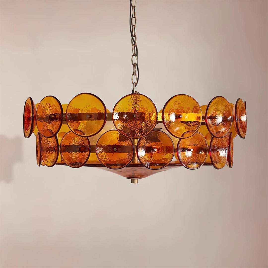 Retro Style Multi-Light Chandelier Mid-Century Inspired Lighting