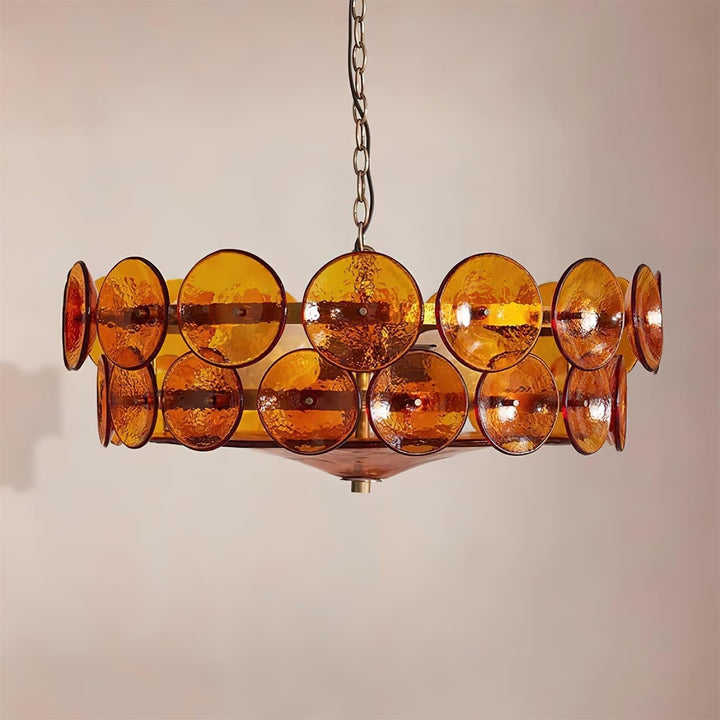 Retro Style Multi-Light Chandelier Mid-Century Inspired Lighting