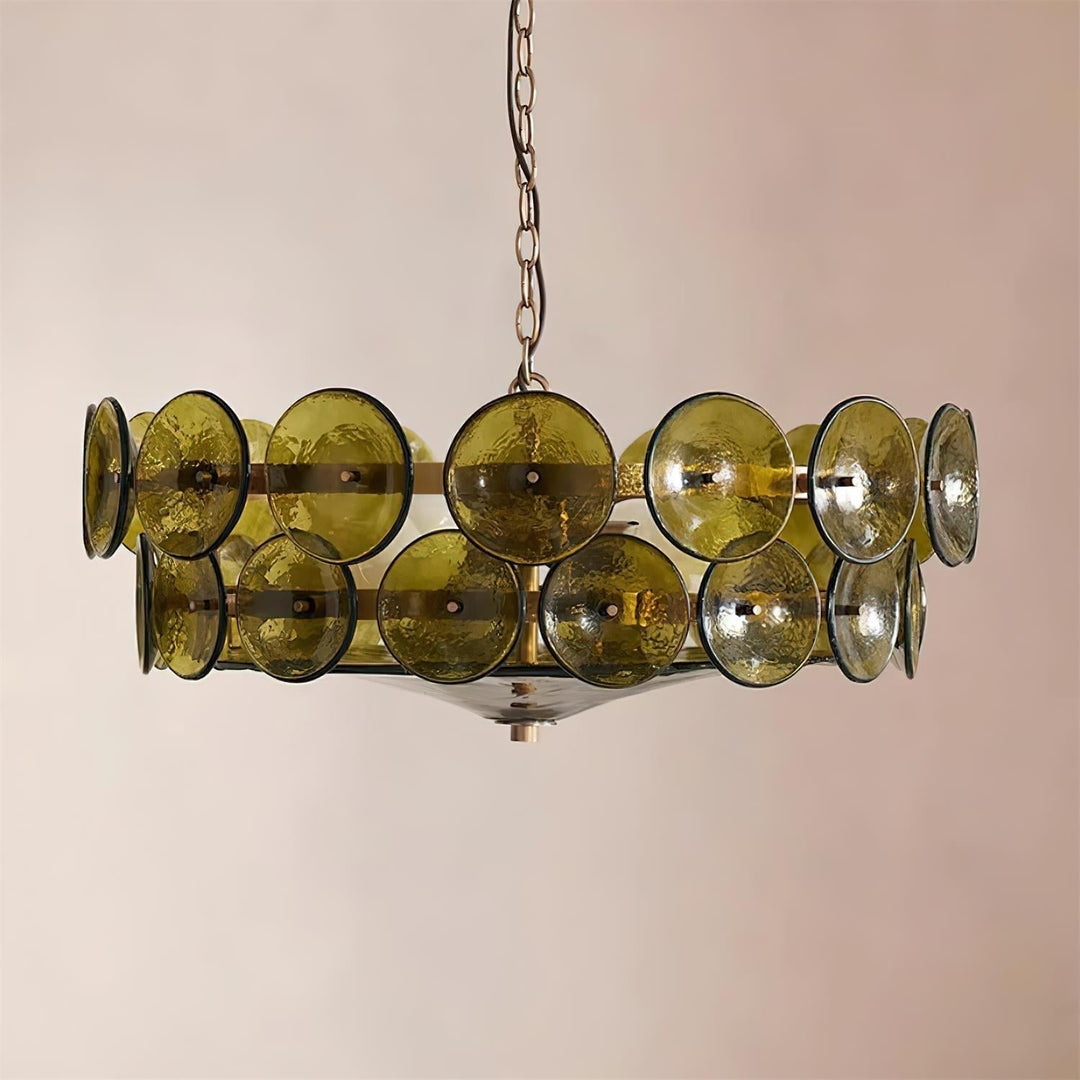 Retro Style Multi-Light Chandelier Mid-Century Inspired Lighting