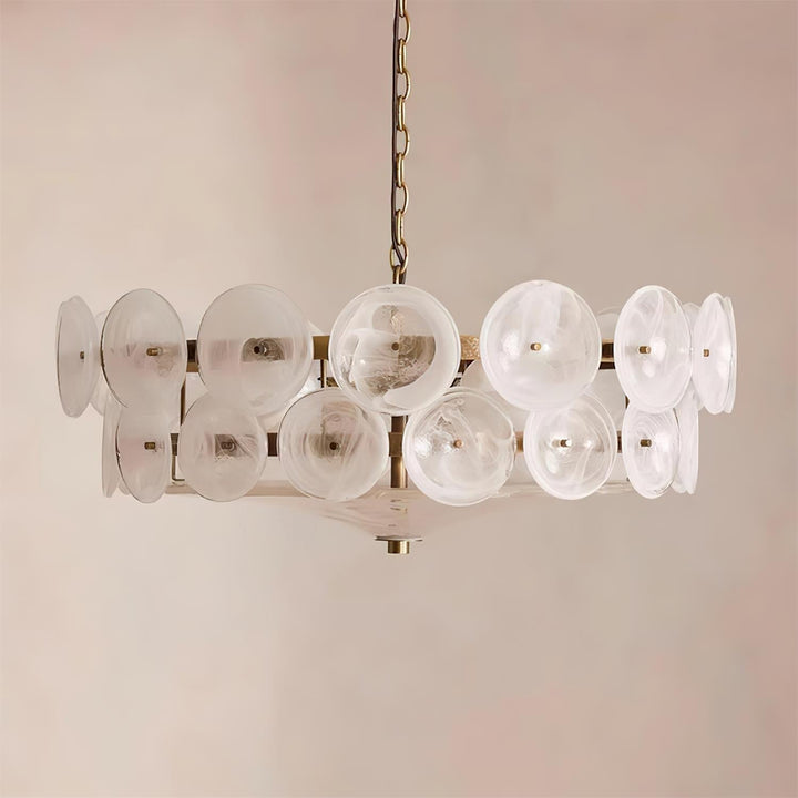 Retro Style Multi-Light Chandelier Mid-Century Inspired Lighting