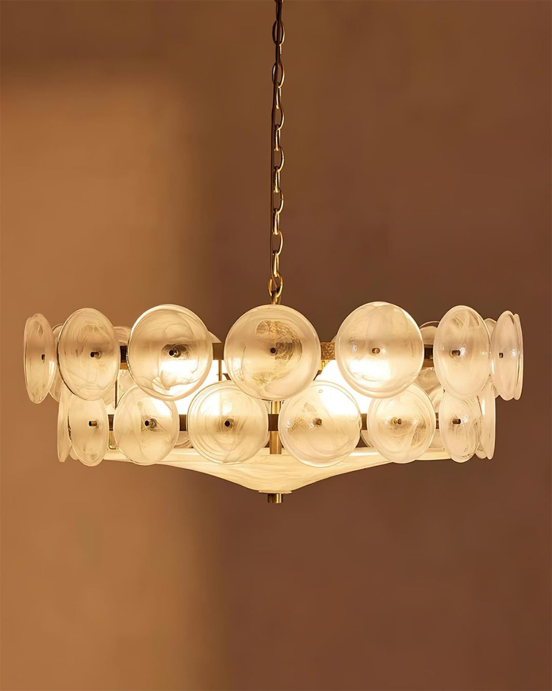 Retro Style Multi-Light Chandelier Mid-Century Inspired Lighting