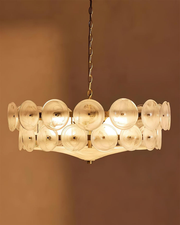 Retro Style Multi-Light Chandelier Mid-Century Inspired Lighting
