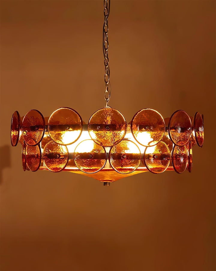 Retro Style Multi-Light Chandelier Mid-Century Inspired Lighting
