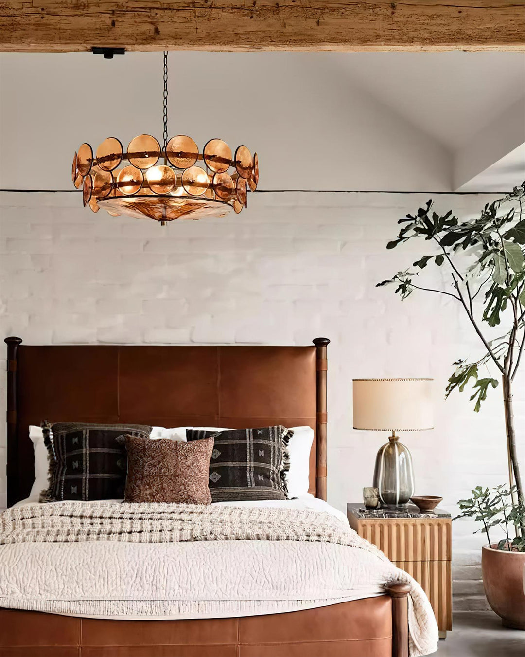 Retro Style Multi-Light Chandelier Mid-Century Inspired Lighting