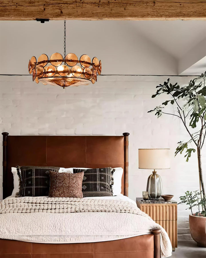 Retro Style Multi-Light Chandelier Mid-Century Inspired Lighting