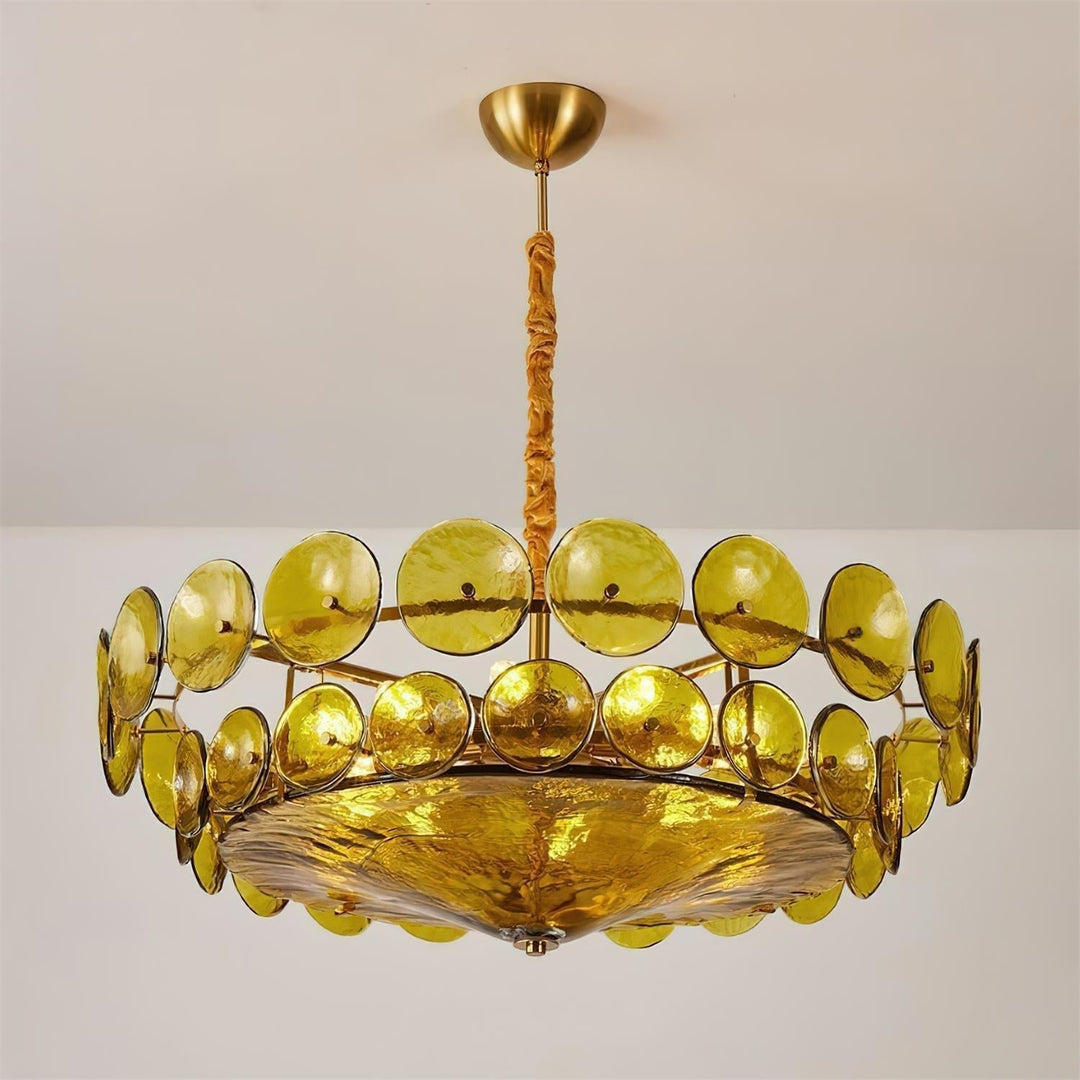 Retro Style Multi-Light Chandelier Mid-Century Inspired Lighting