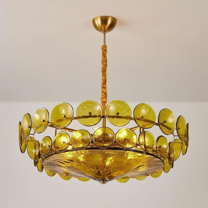 Retro Style Multi-Light Chandelier Mid-Century Inspired Lighting