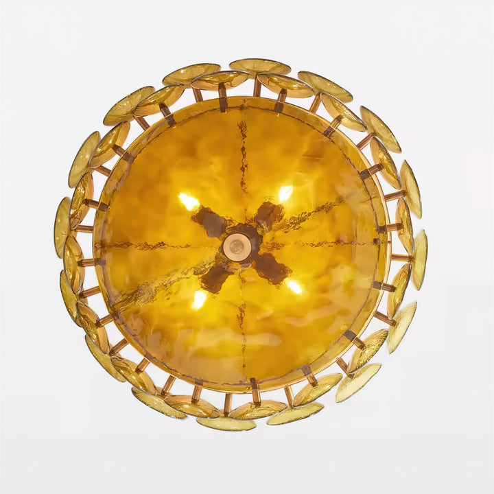Retro Style Multi-Light Chandelier Mid-Century Inspired Lighting