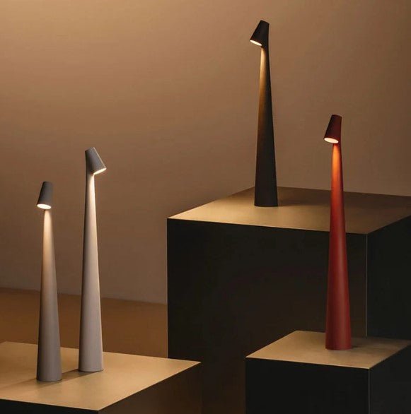 Cordless Table Lamp Portable LED Light with Adjustable Brightness