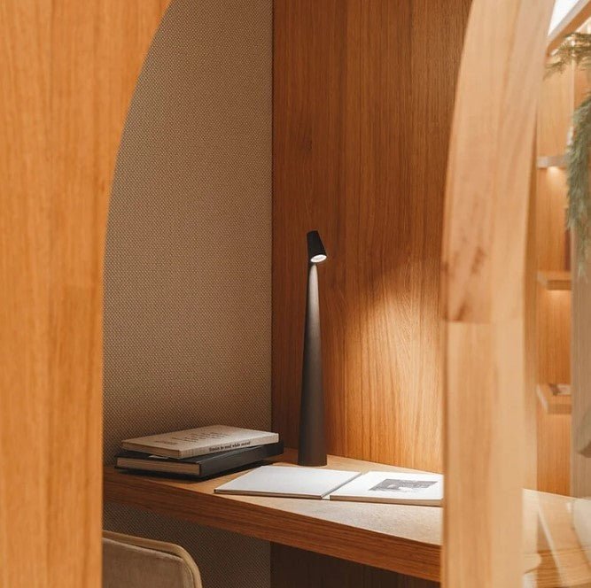 Cordless Table Lamp Portable LED Light with Adjustable Brightness