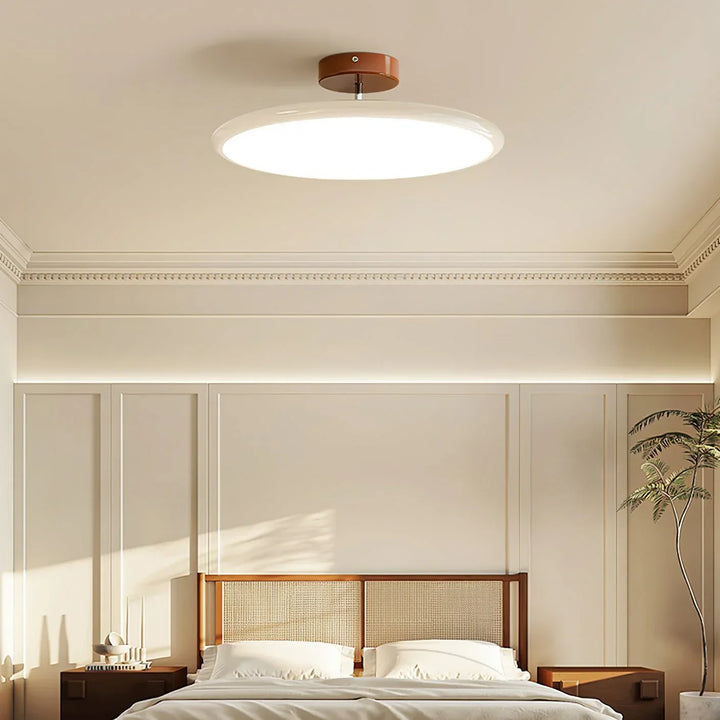LED Ceiling Light Adjustable Round Design with Warm Light