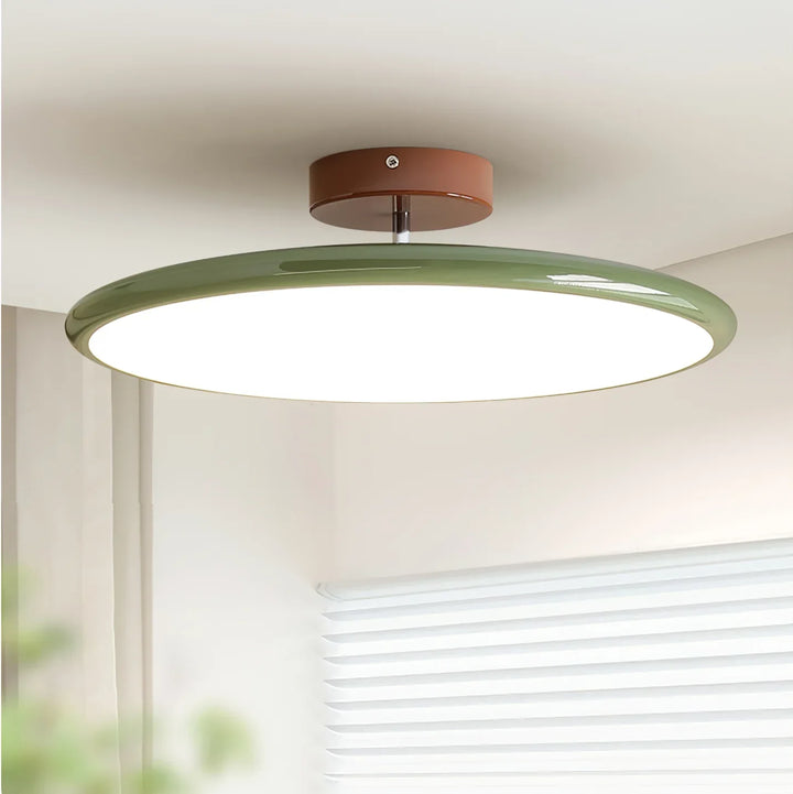 LED Ceiling Light Adjustable Round Design with Warm Light