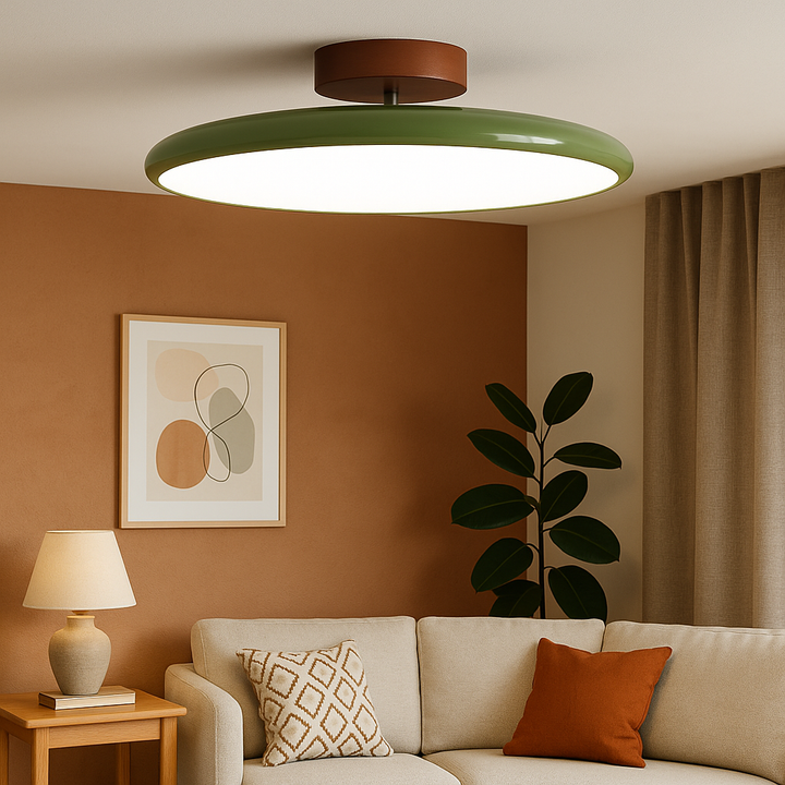 LED Ceiling Light Adjustable Round Design with Warm Light