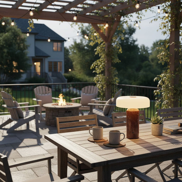 LED-Tischlampen mit Touch-Steuerung und Marmor-Effekt-Basis