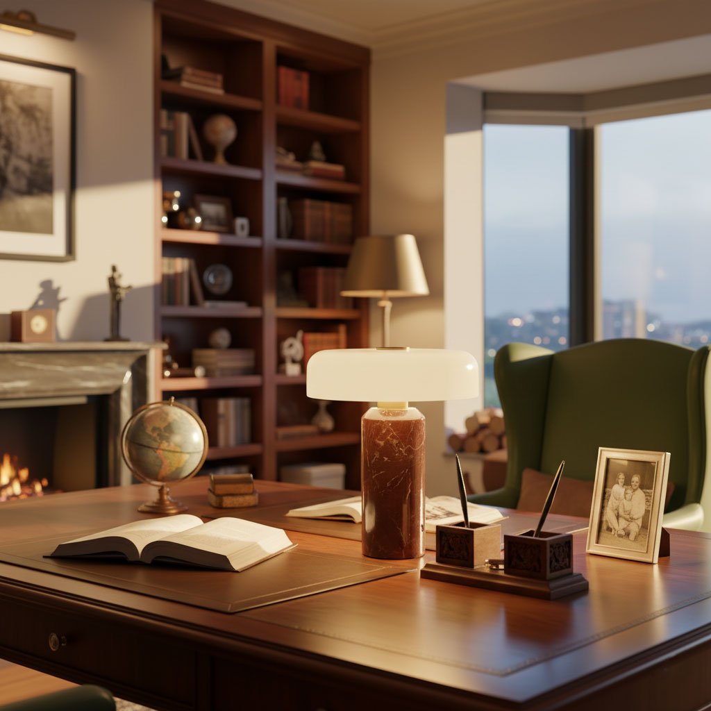 LED-Tischlampen mit Touch-Steuerung und Marmor-Effekt-Basis