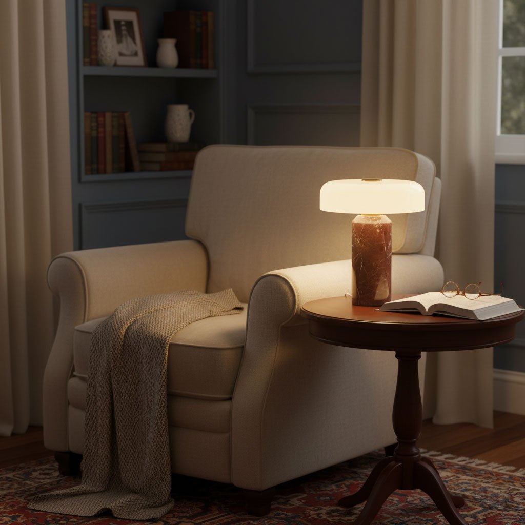 LED-Tischlampen mit Touch-Steuerung und Marmor-Effekt-Basis