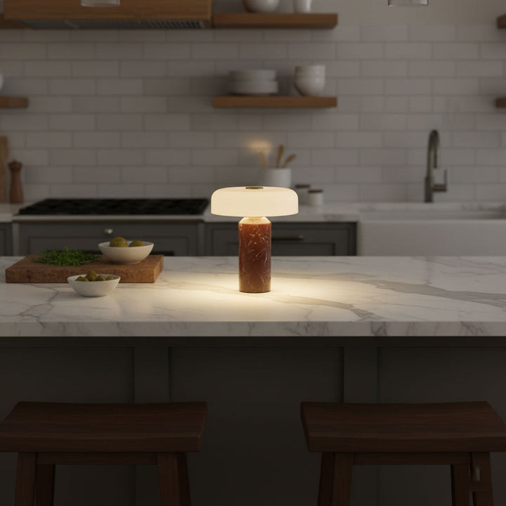 LED-Tischlampen mit Touch-Steuerung und Marmor-Effekt-Basis