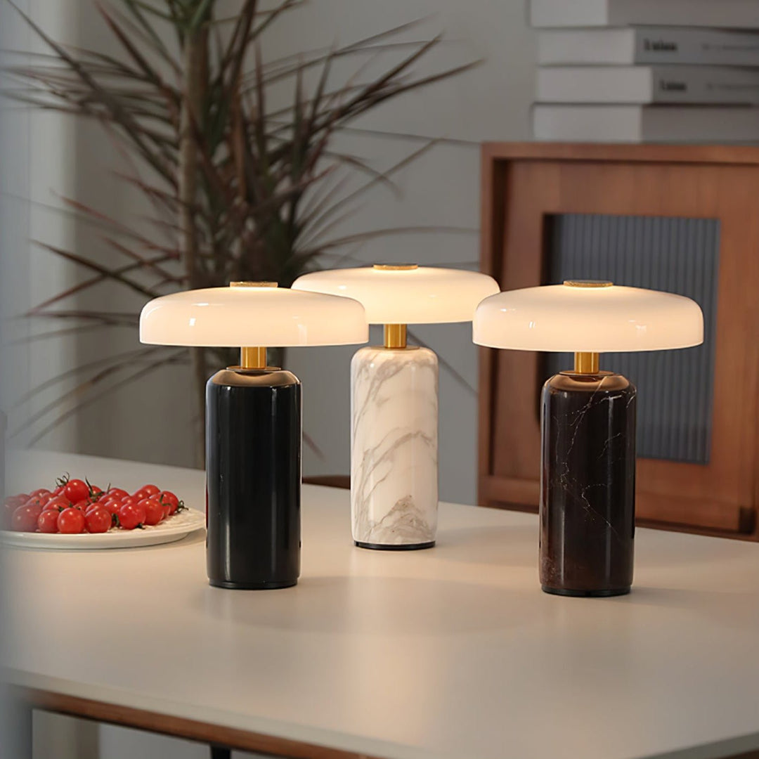 LED-Tischlampen mit Touch-Steuerung und Marmor-Effekt-Basis
