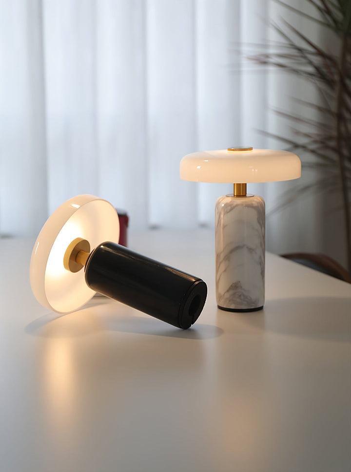 LED-Tischlampen mit Touch-Steuerung und Marmor-Effekt-Basis