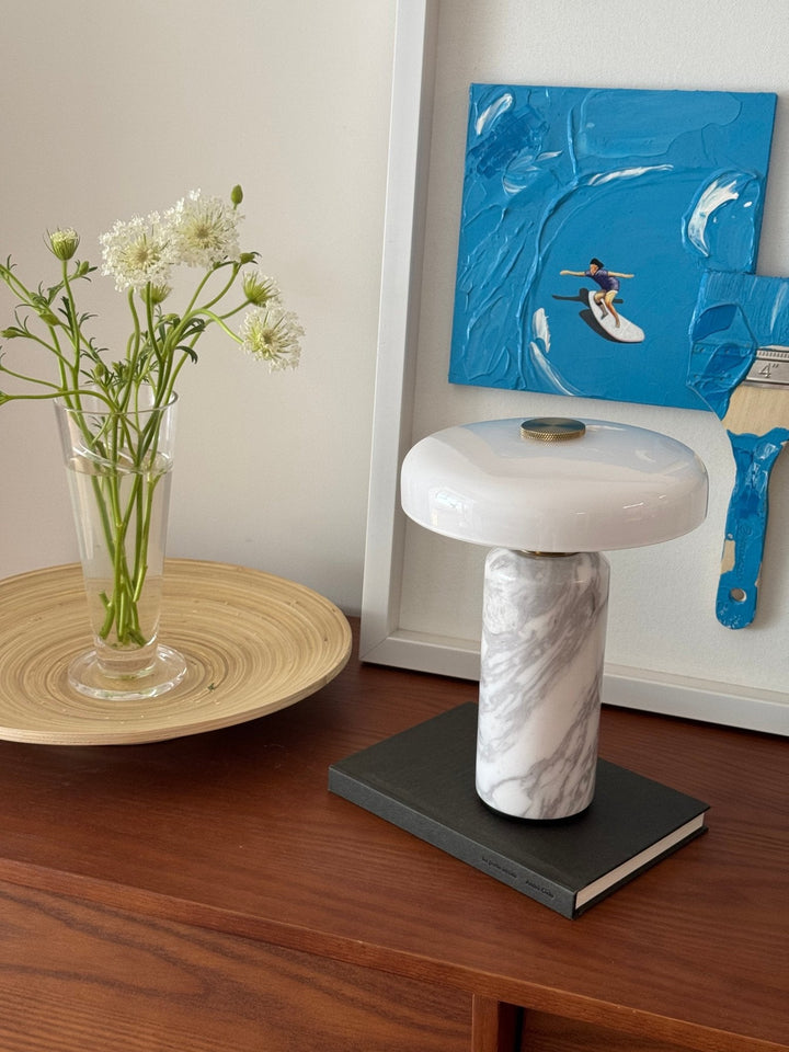 LED-Tischlampen mit Touch-Steuerung und Marmor-Effekt-Basis