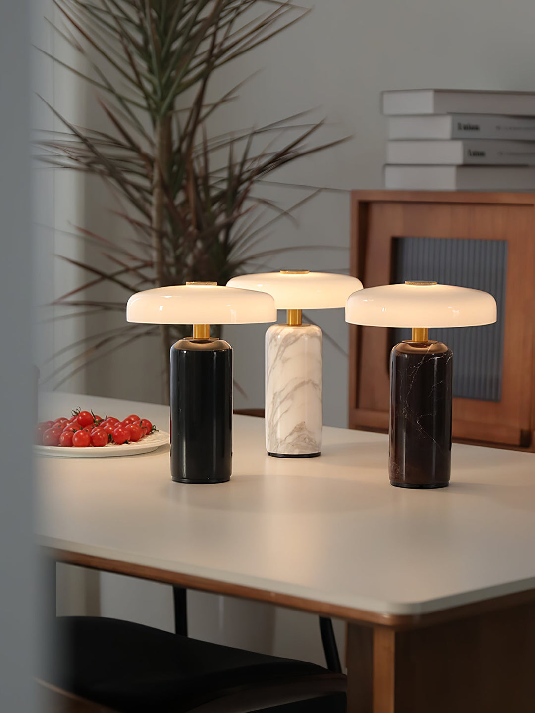 LED-Tischlampen mit Touch-Steuerung und Marmor-Effekt-Basis