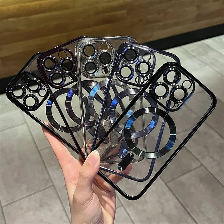 Funda Magnética Metálica de Lujo para iPhone