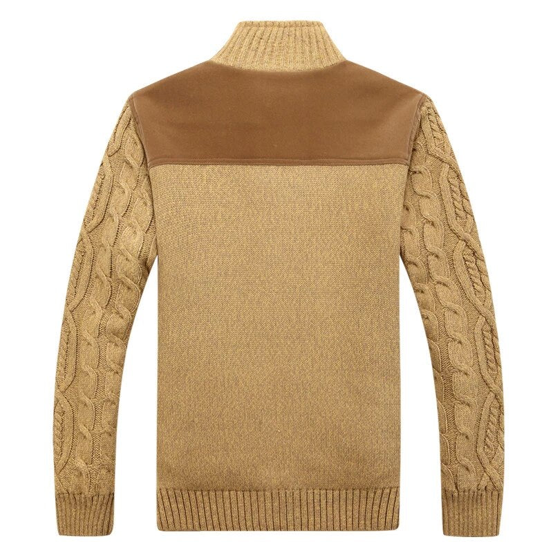 Strickjacke Mit Plüschfutter Für Herren | Herbst