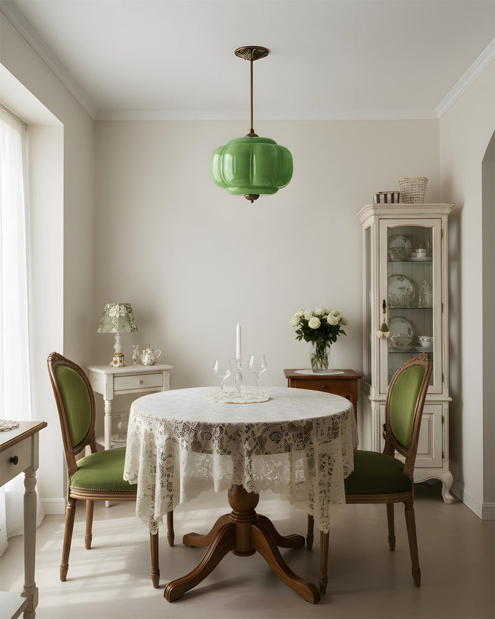 Decorative Glass Ceiling Light with Metal Fittings