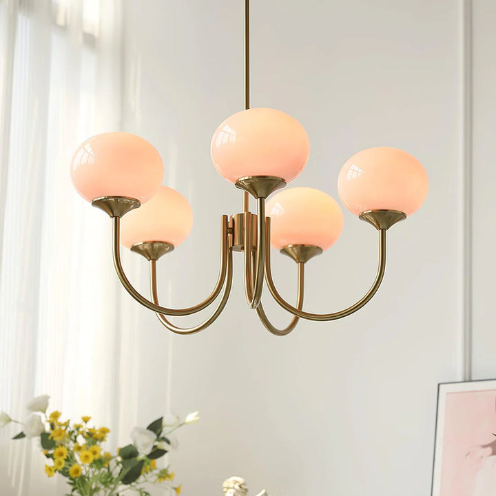 AuroraGlow – Marshmallow Kronleuchter im verspielten Design | Weiches Licht & Moderner Hingucker für jedes Zimmer