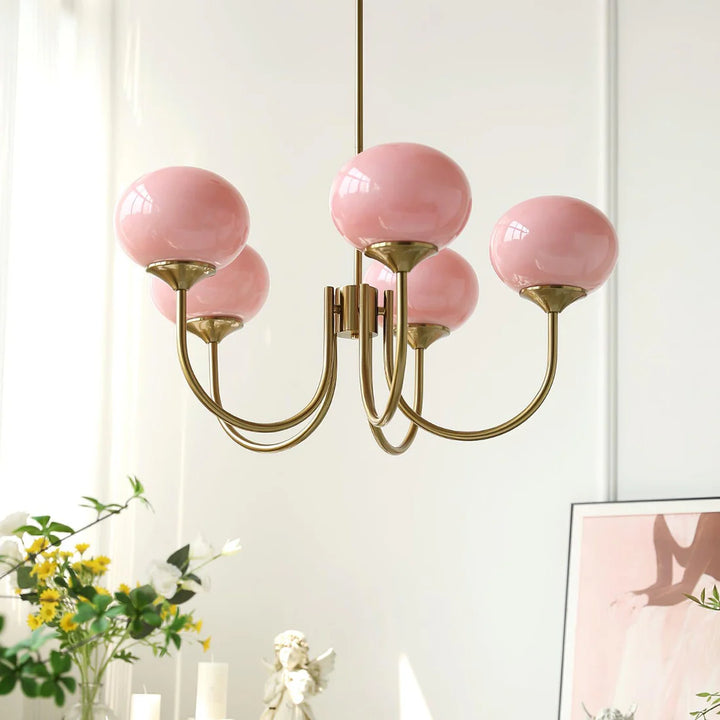 AuroraGlow – Marshmallow Kronleuchter im verspielten Design | Weiches Licht & Moderner Hingucker für jedes Zimmer