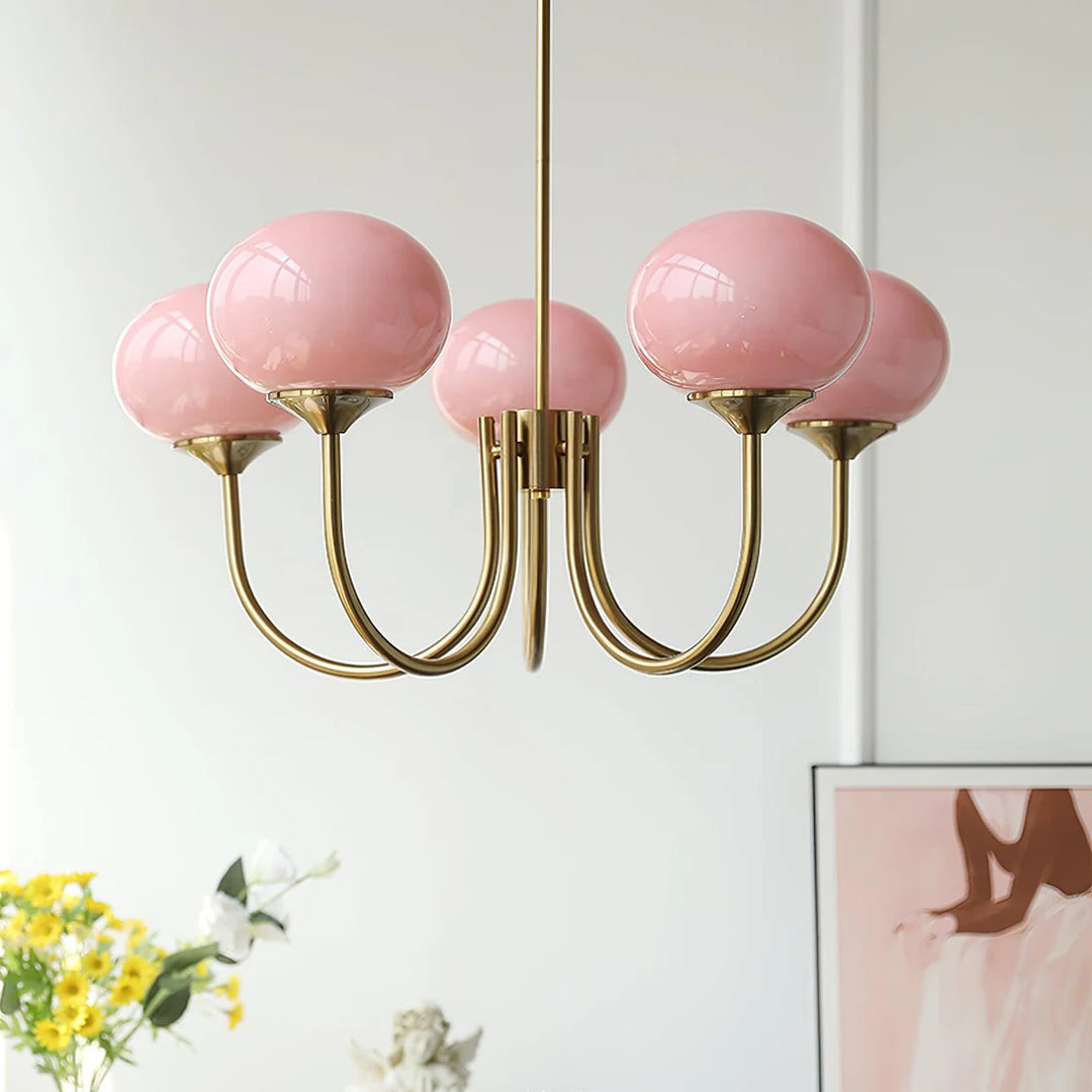 AuroraGlow – Marshmallow Kronleuchter im verspielten Design | Weiches Licht & Moderner Hingucker für jedes Zimmer