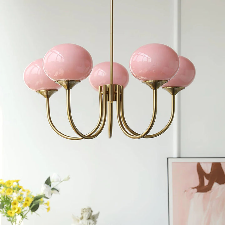 AuroraGlow – Marshmallow Kronleuchter im verspielten Design | Weiches Licht & Moderner Hingucker für jedes Zimmer
