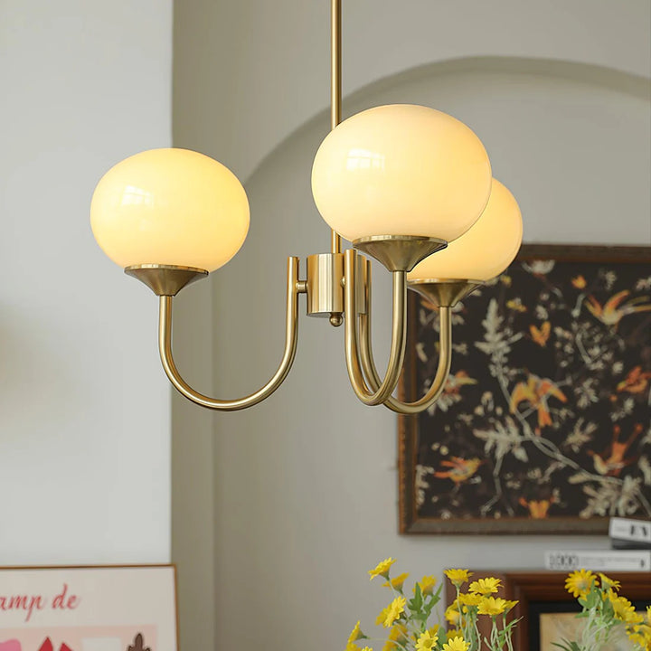 AuroraGlow – Marshmallow Kronleuchter im verspielten Design | Weiches Licht & Moderner Hingucker für jedes Zimmer