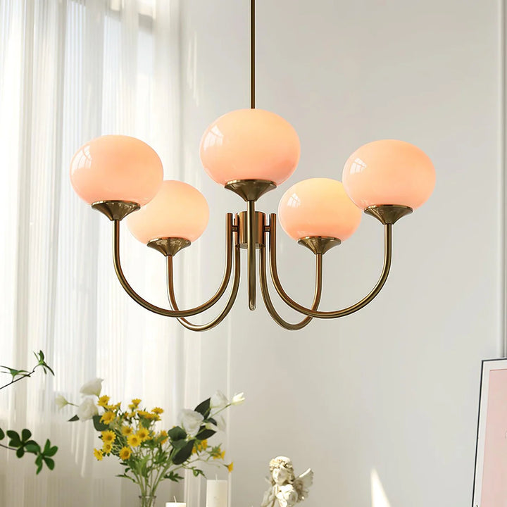 AuroraGlow – Marshmallow Kronleuchter im verspielten Design | Weiches Licht & Moderner Hingucker für jedes Zimmer