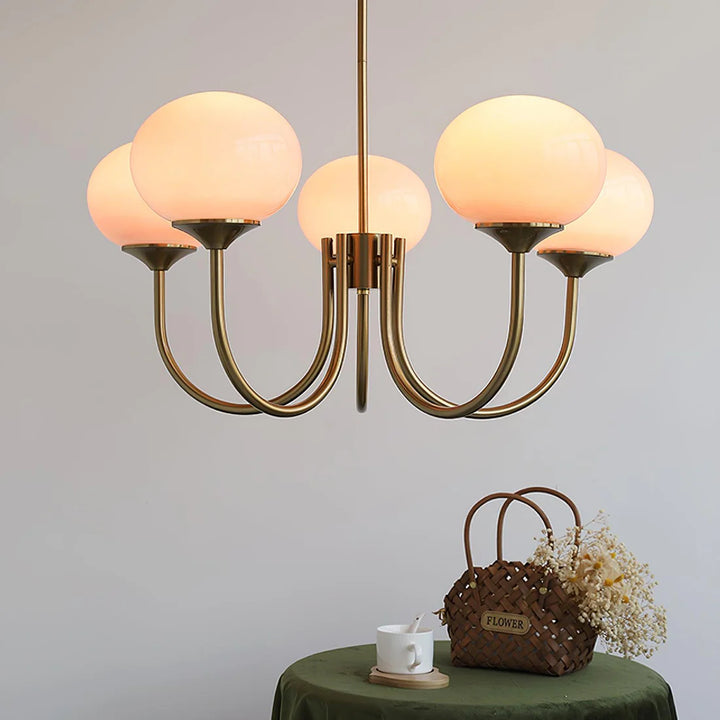 AuroraGlow – Marshmallow Kronleuchter im verspielten Design | Weiches Licht & Moderner Hingucker für jedes Zimmer