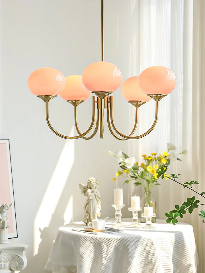 AuroraGlow – Marshmallow Kronleuchter im verspielten Design | Weiches Licht & Moderner Hingucker für jedes Zimmer