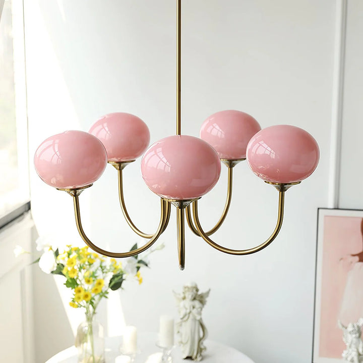 AuroraGlow – Marshmallow Kronleuchter im verspielten Design | Weiches Licht & Moderner Hingucker für jedes Zimmer