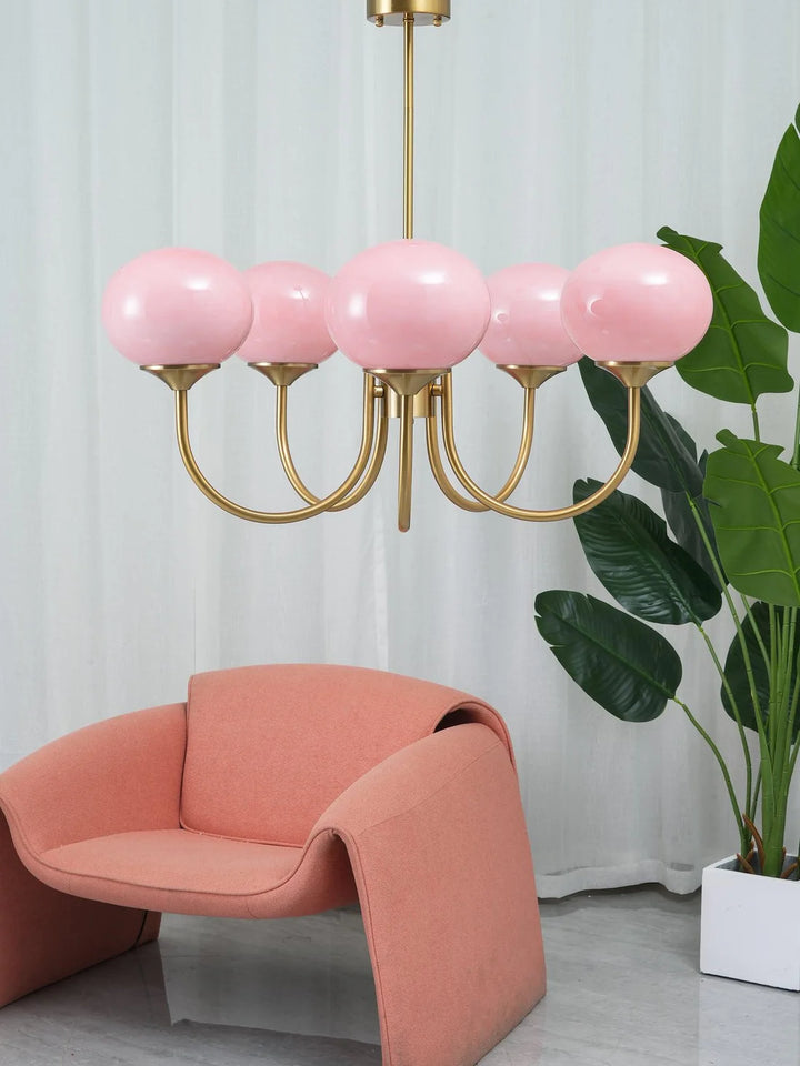 AuroraGlow – Marshmallow Kronleuchter im verspielten Design | Weiches Licht & Moderner Hingucker für jedes Zimmer
