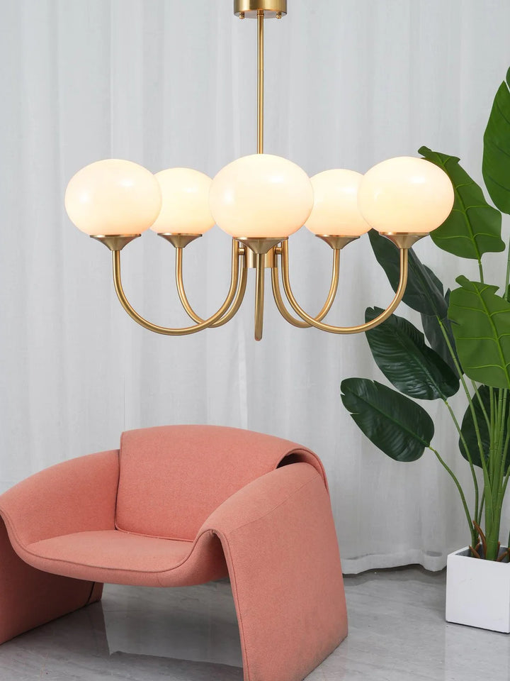 AuroraGlow – Marshmallow Kronleuchter im verspielten Design | Weiches Licht & Moderner Hingucker für jedes Zimmer