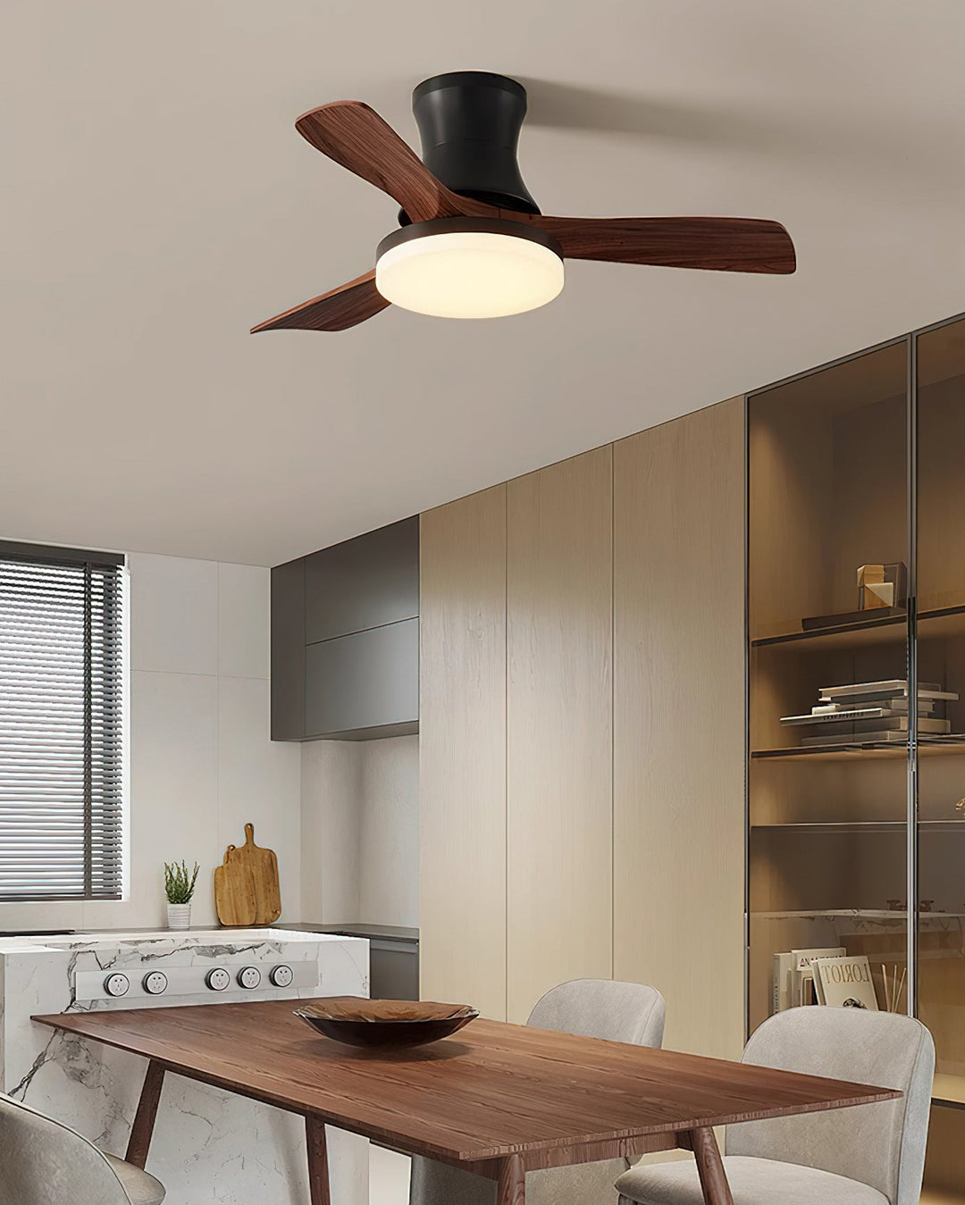 Aeris Flush Ceiling Fan Light