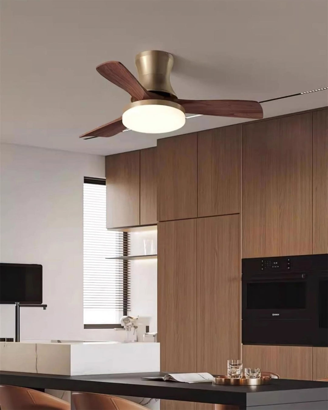 Aeris Flush Ceiling Fan Light