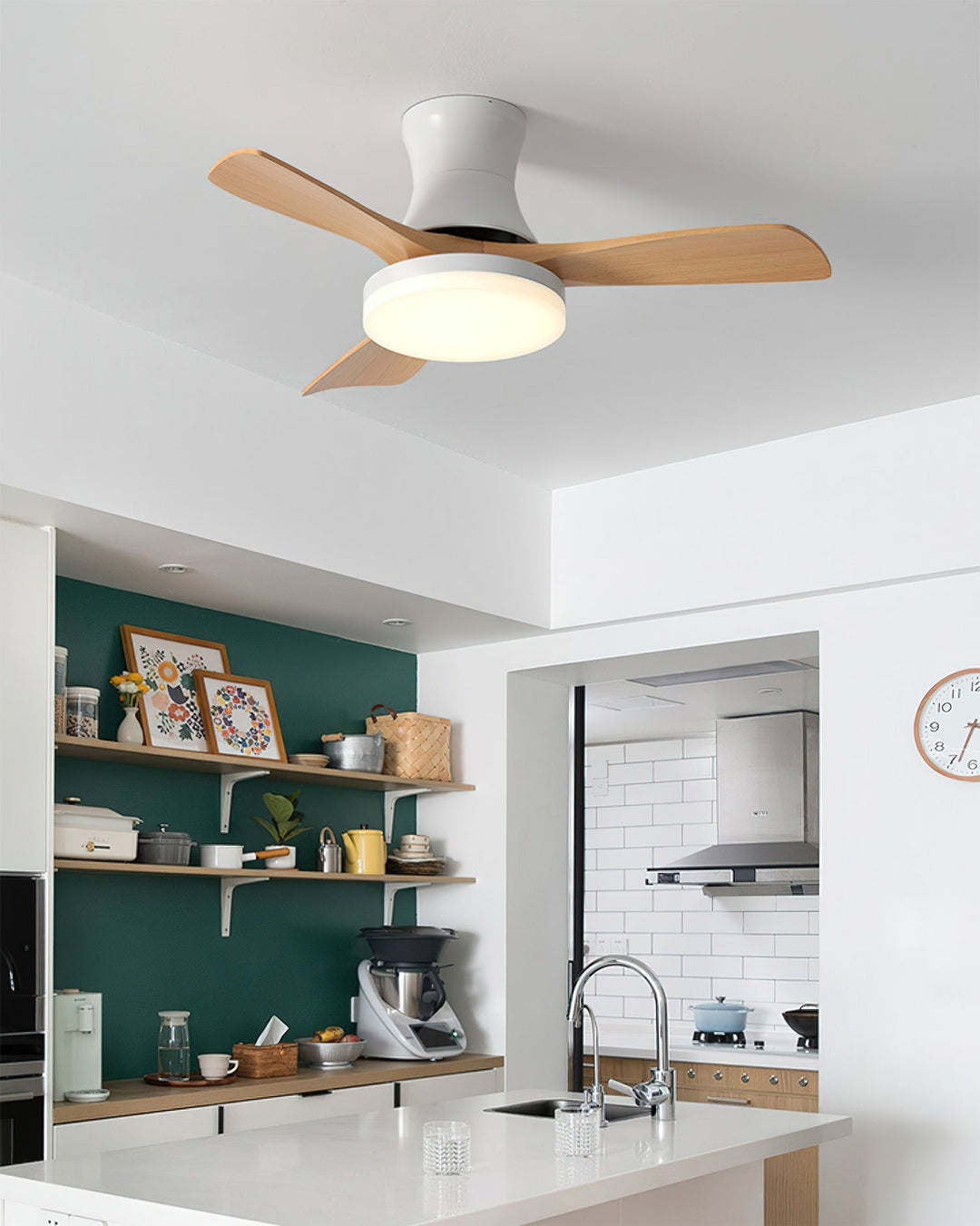 Aeris Flush Ceiling Fan Light
