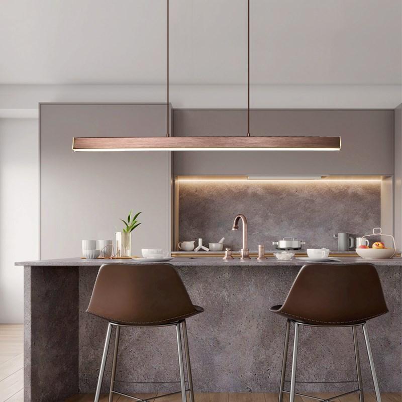 Linear LED Pendant Light Slim Modern Ceiling Lighting