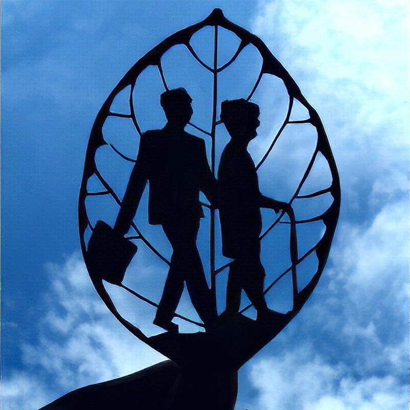 Symbolic Leaf Plaque Decoration for Mother’s Day Gift