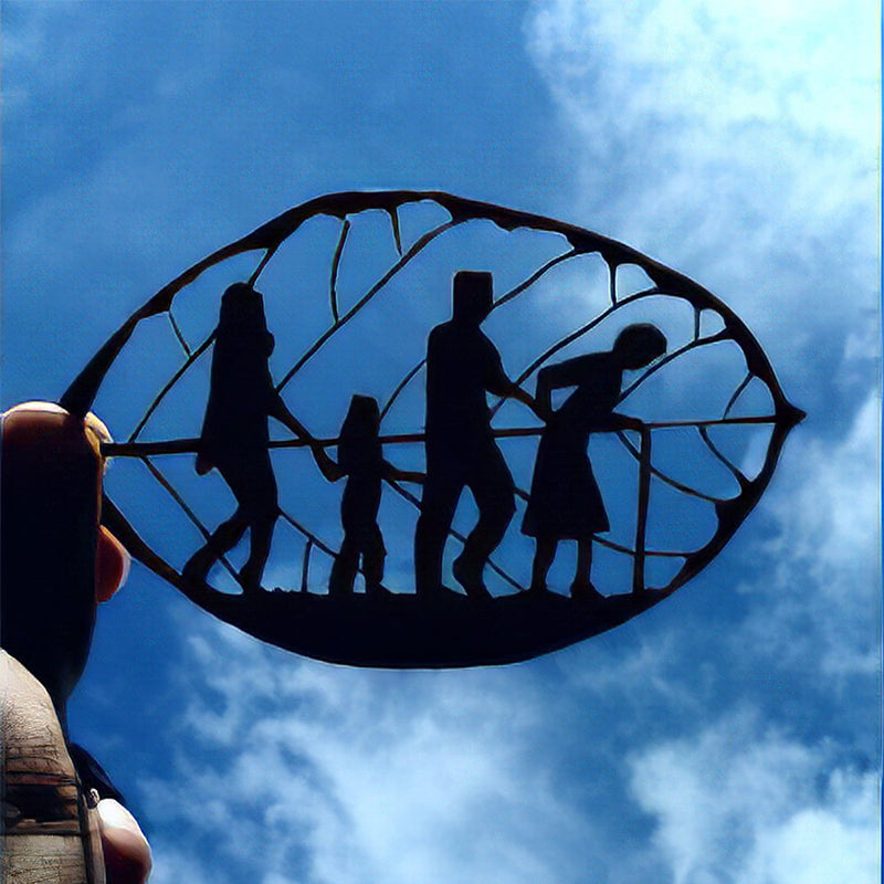 Symbolic Leaf Plaque Decoration for Mother’s Day Gift